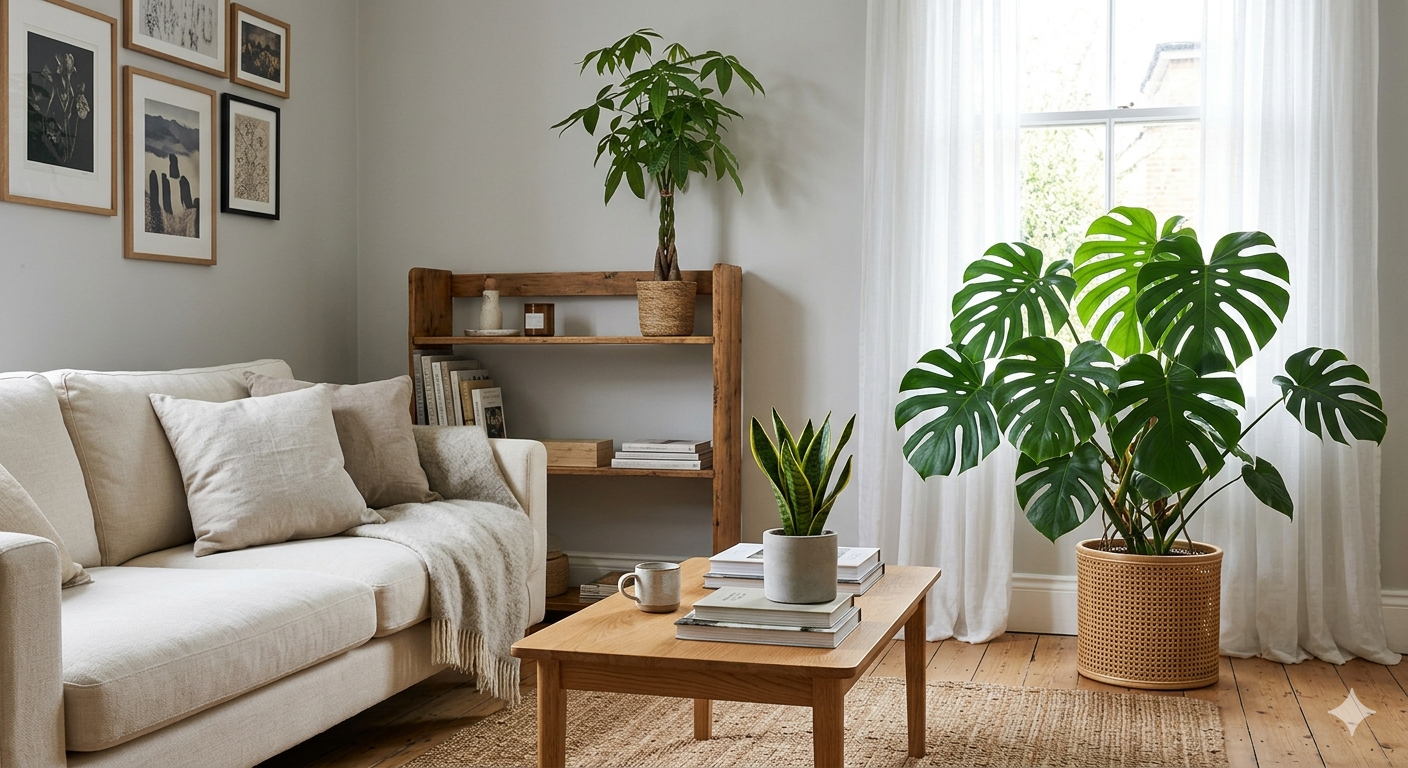 観葉植物のある部屋